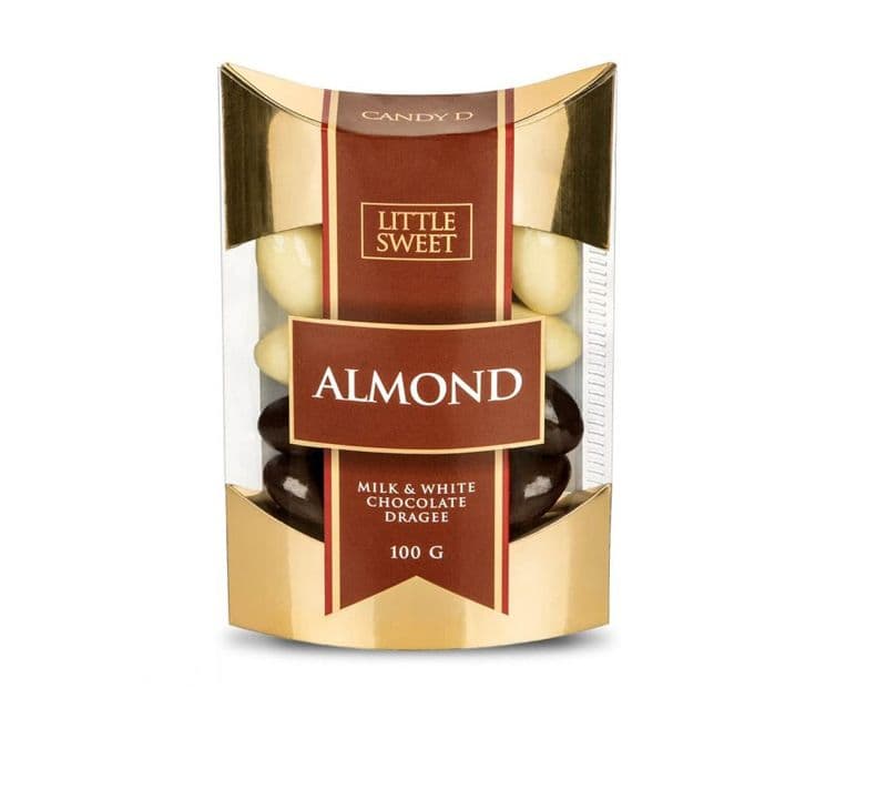 BADEM 100g Milk white  dragee 