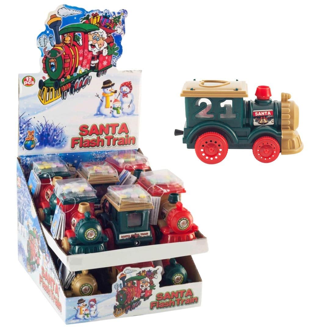 Santa flash train