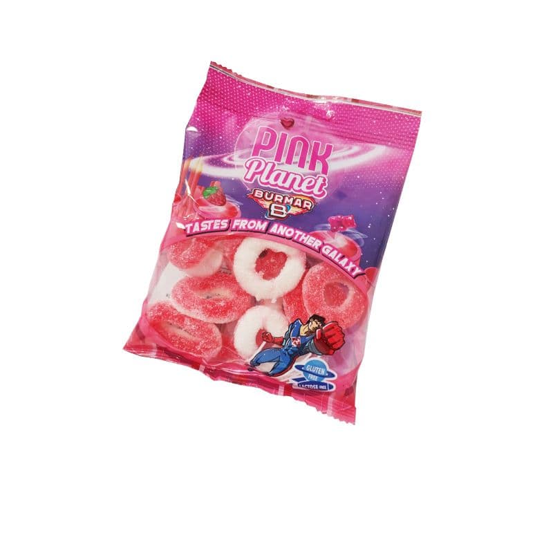 SUGAR STRAWBERRY RING 100g 14/